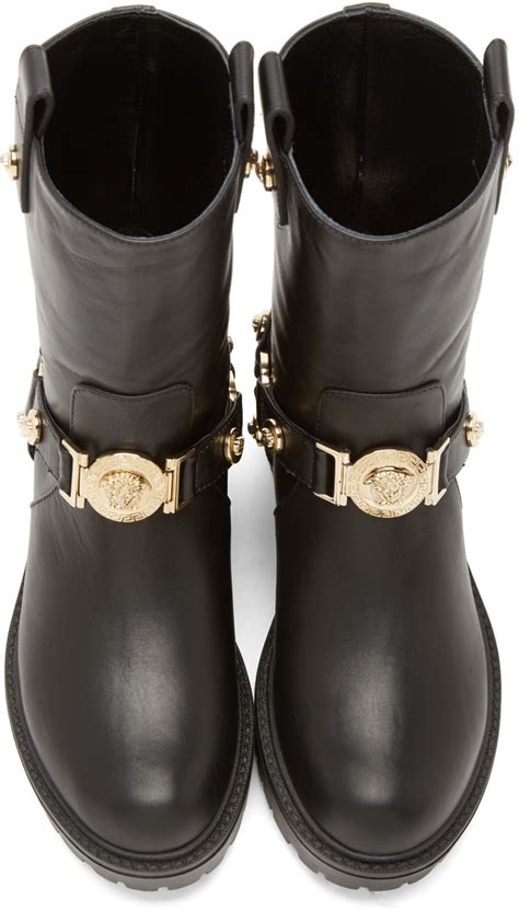 versace medusa chaussure|Versace Medusa boots.